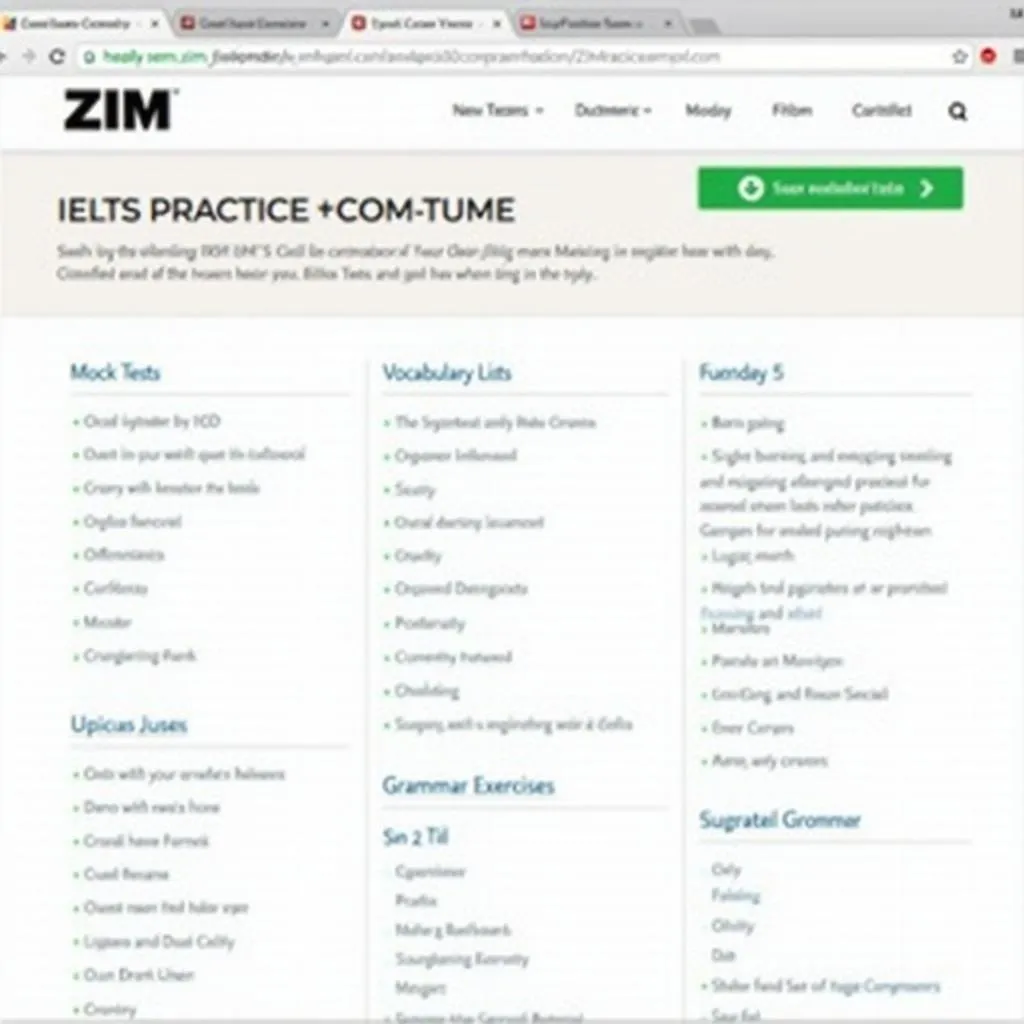 Tài liệu ôn thi IELTS trên ZIM