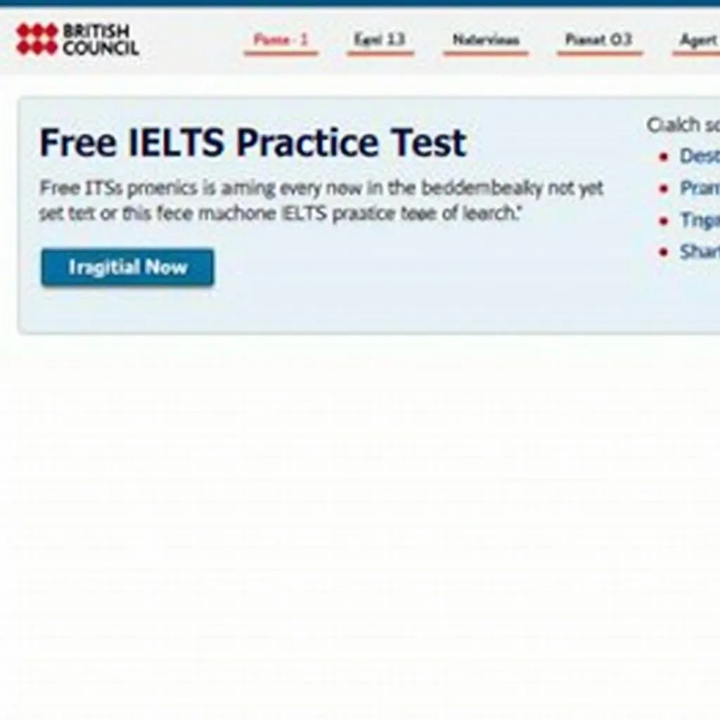 Thi thử IELTS online British Council