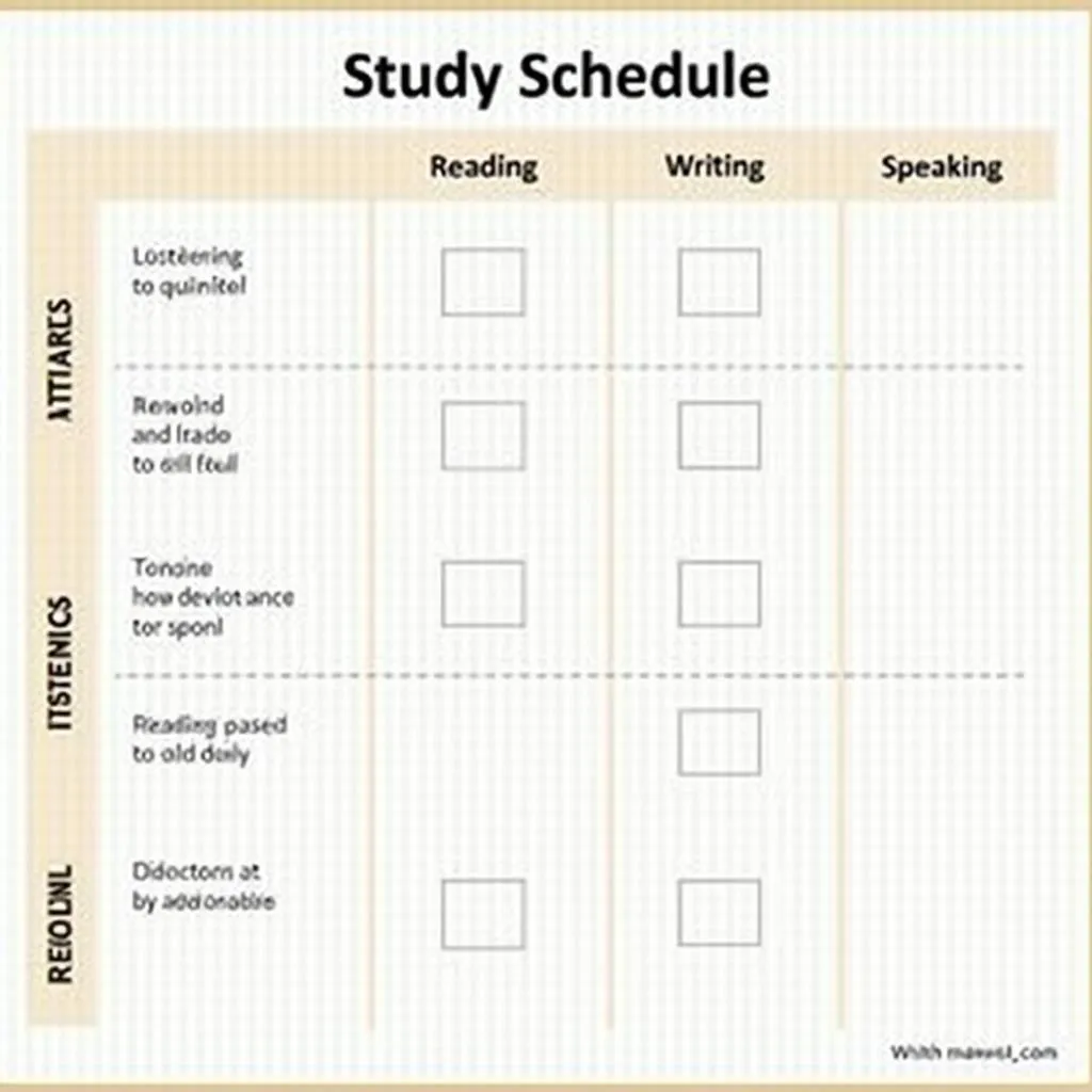 Lịch trình học IELTS hiệu quả