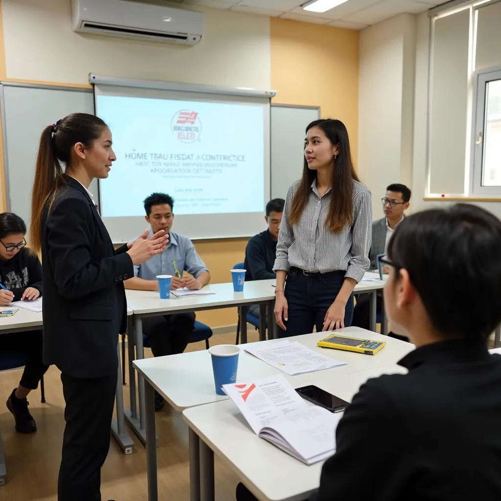 Hình ảnh lớp học IELTS Fighter