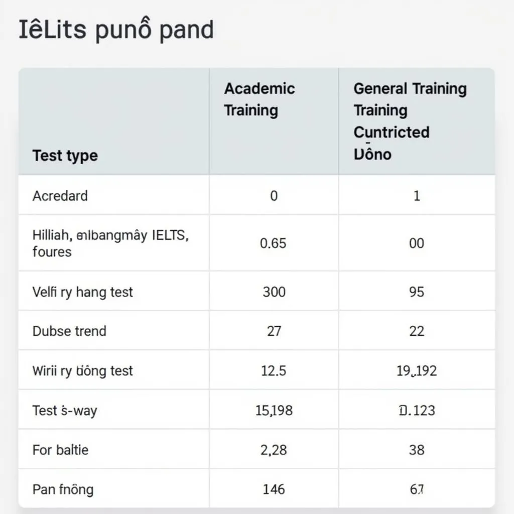 Bảng giá thi IELTS Hà Nội