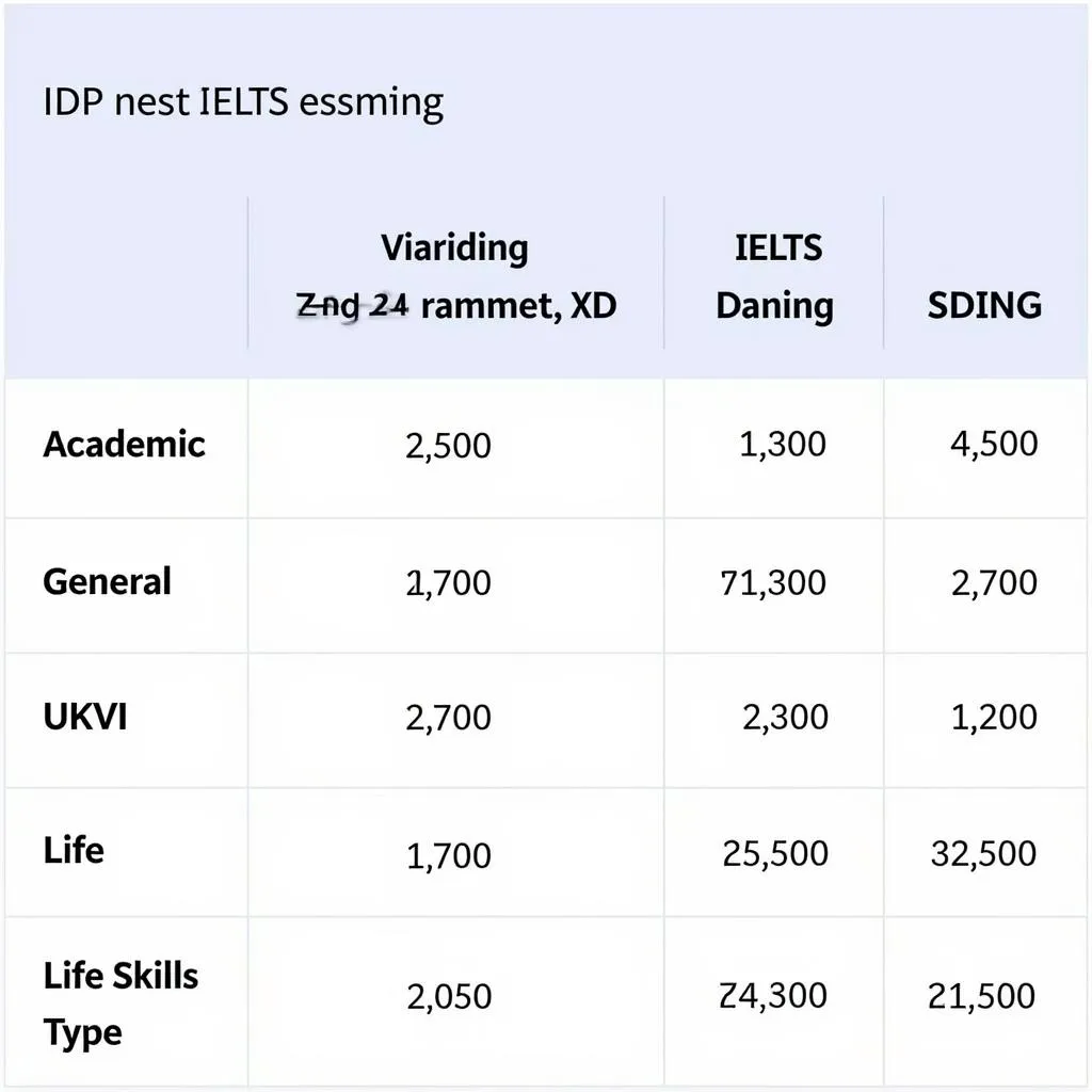 Bảng giá thi IELTS tại IDP mới nhất 2023