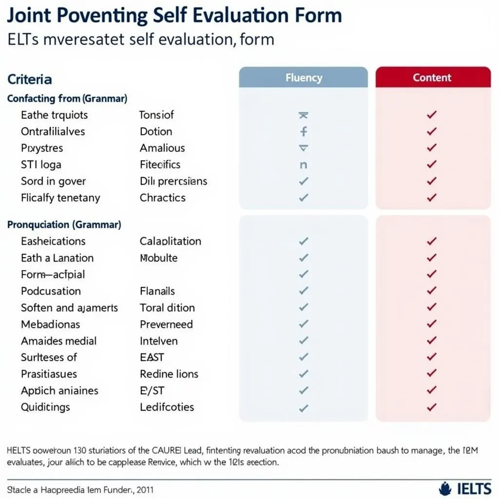 Joint Presentation Self Evaluation Form IELTS Listening Answer: Cẩm nang “soi” phong độ tự tin như người bản xứ