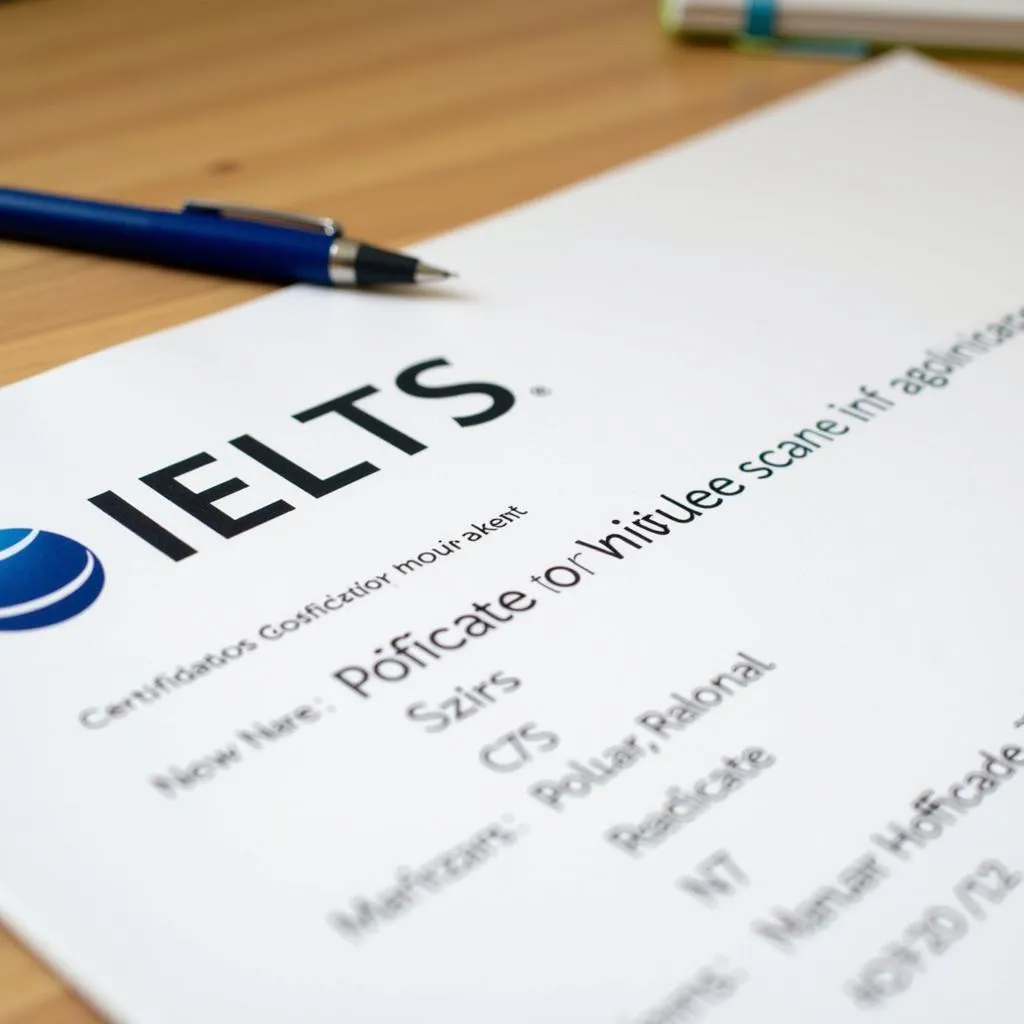 Chứng chỉ IELTS