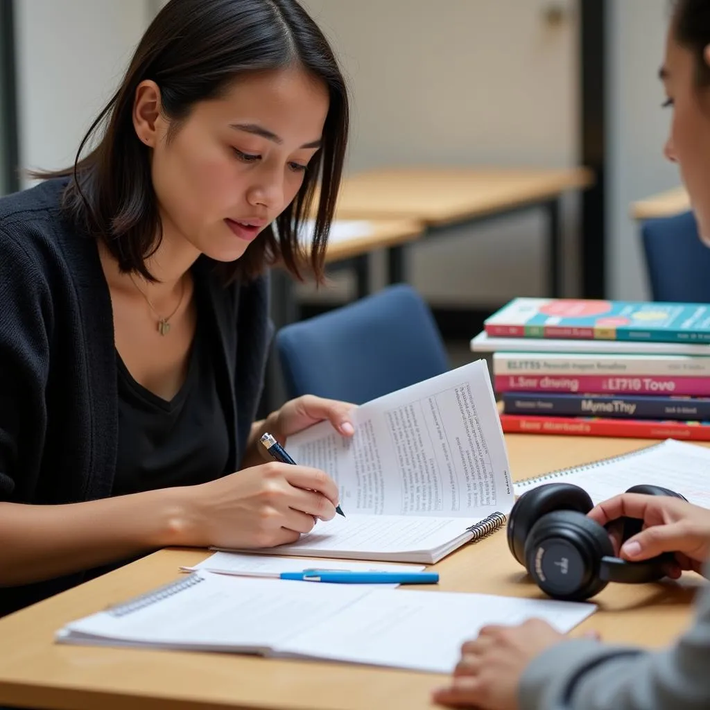 Giáo viên chấm thi IELTS