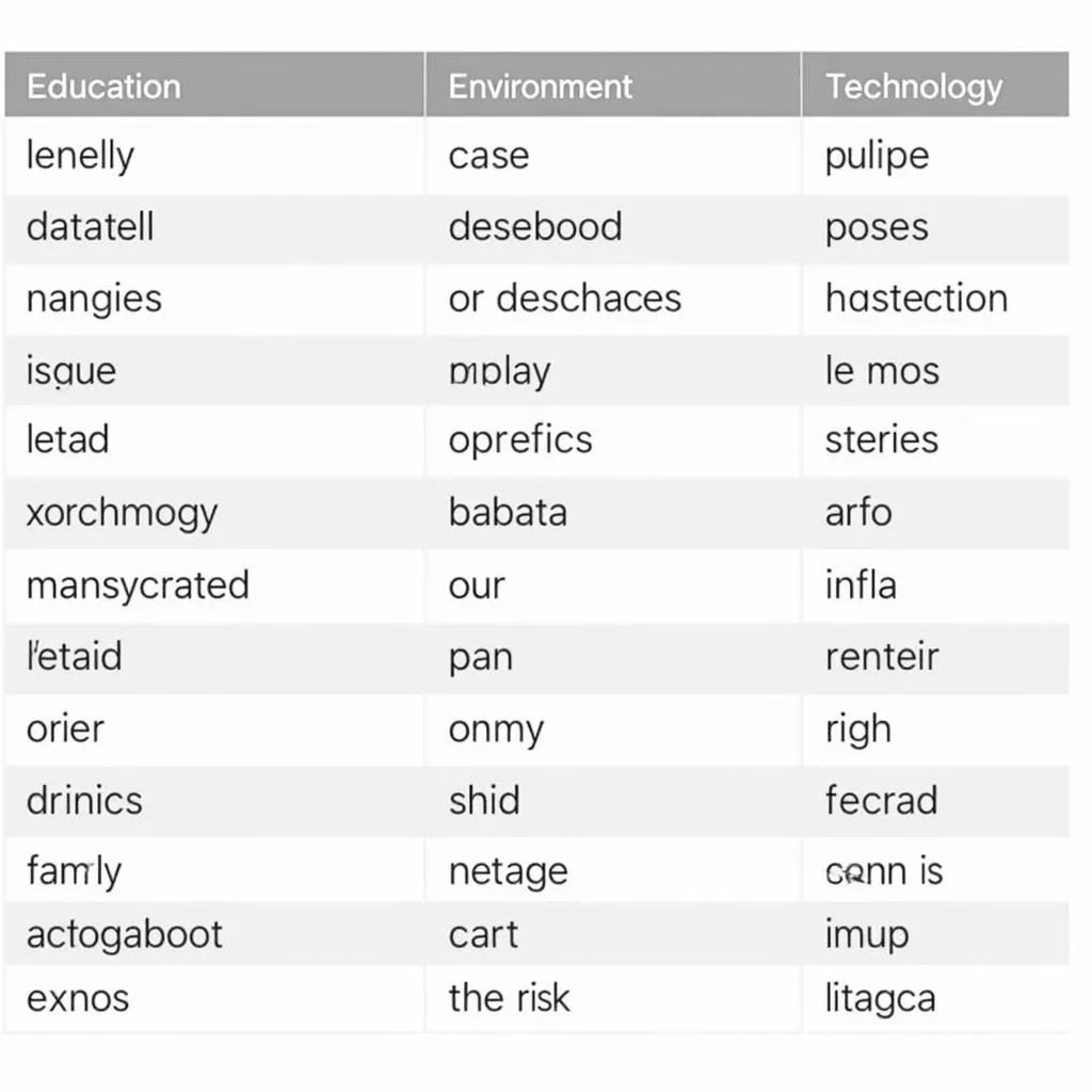 Học từ đồng nghĩa theo chủ đề IELTS