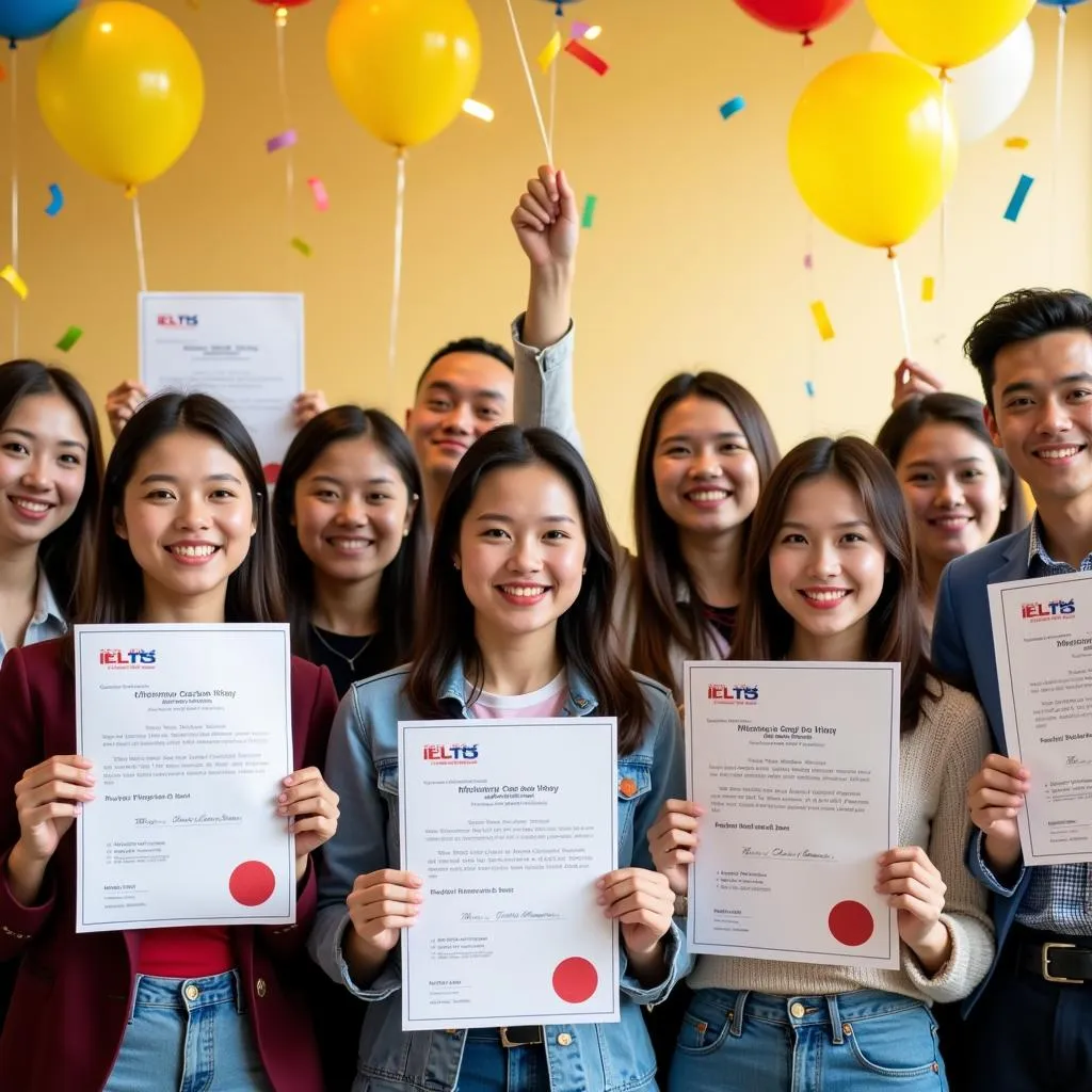 Học viên IELTS Hà Nội chinh phục band điểm cao