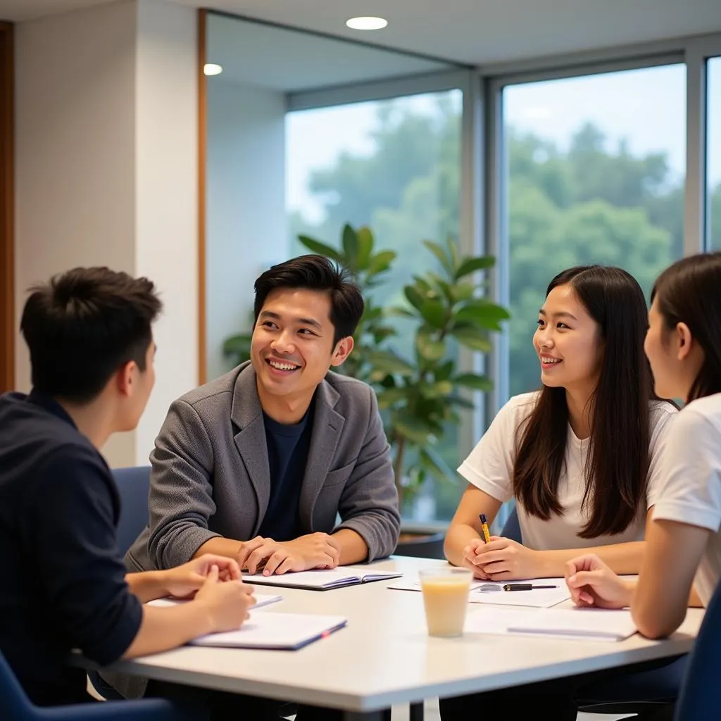 Học viên luyện thi IELTS tại Blog Chuyên Anh