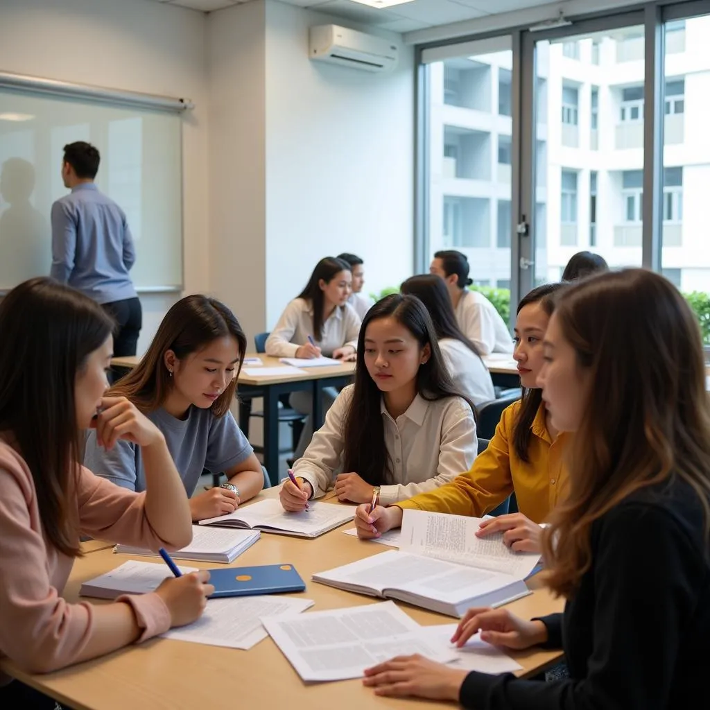 Học viên luyện thi IELTS tại Hà Nội