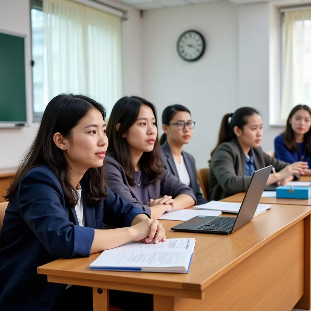 Học viên luyện thi IELTS tại Hà Nội