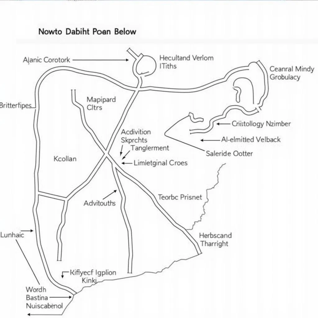 Ví dụ sơ đồ trong bài thi IELTS Listening "Label the Plan Below"