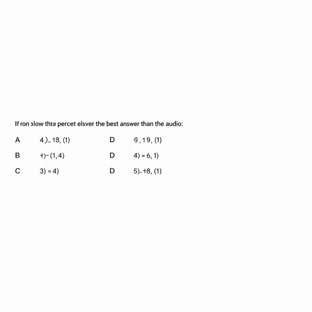 IELTS Listening Multiple Choice