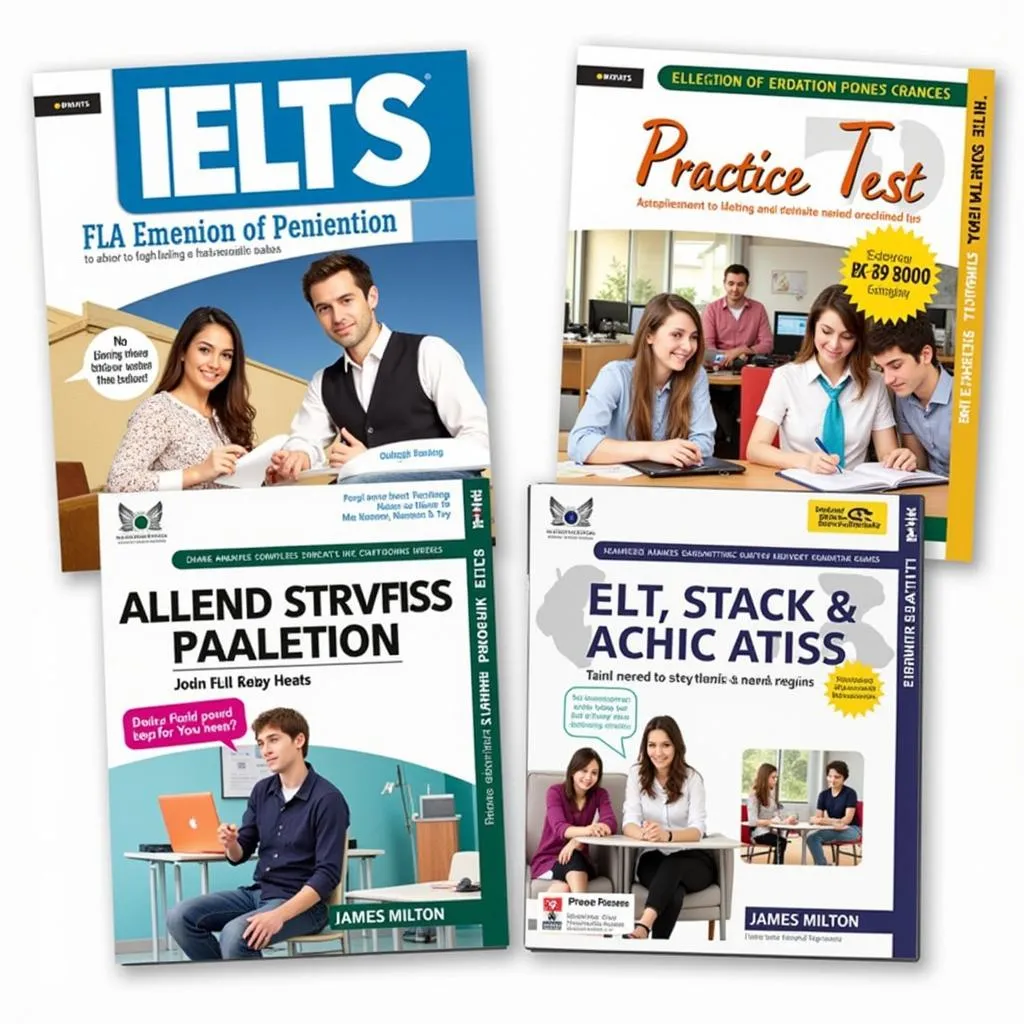 Hình ảnh bộ sách IELTS Practice Test của James Milton