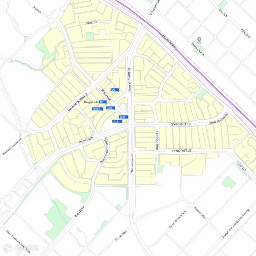 Mẫu bài IELTS Writing Task 1 Map