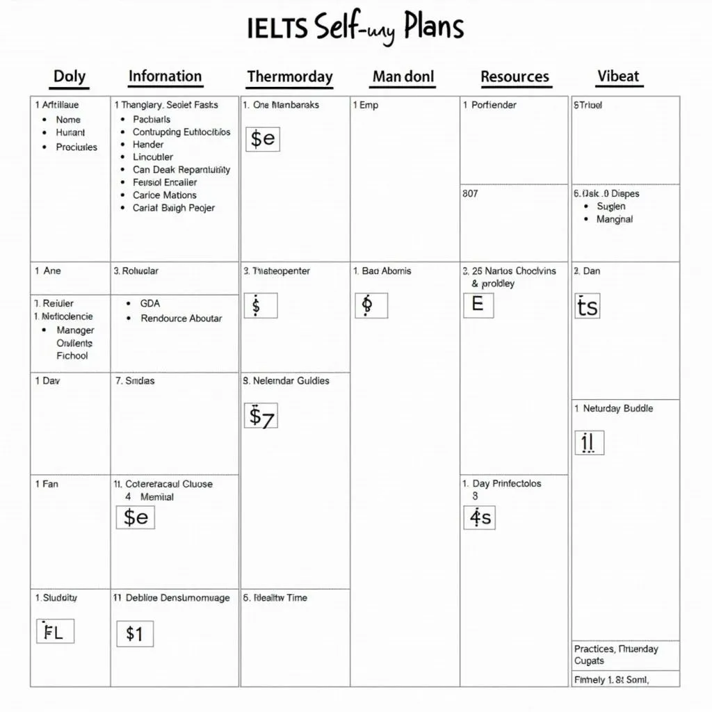 Kế hoạch tự học IELTS