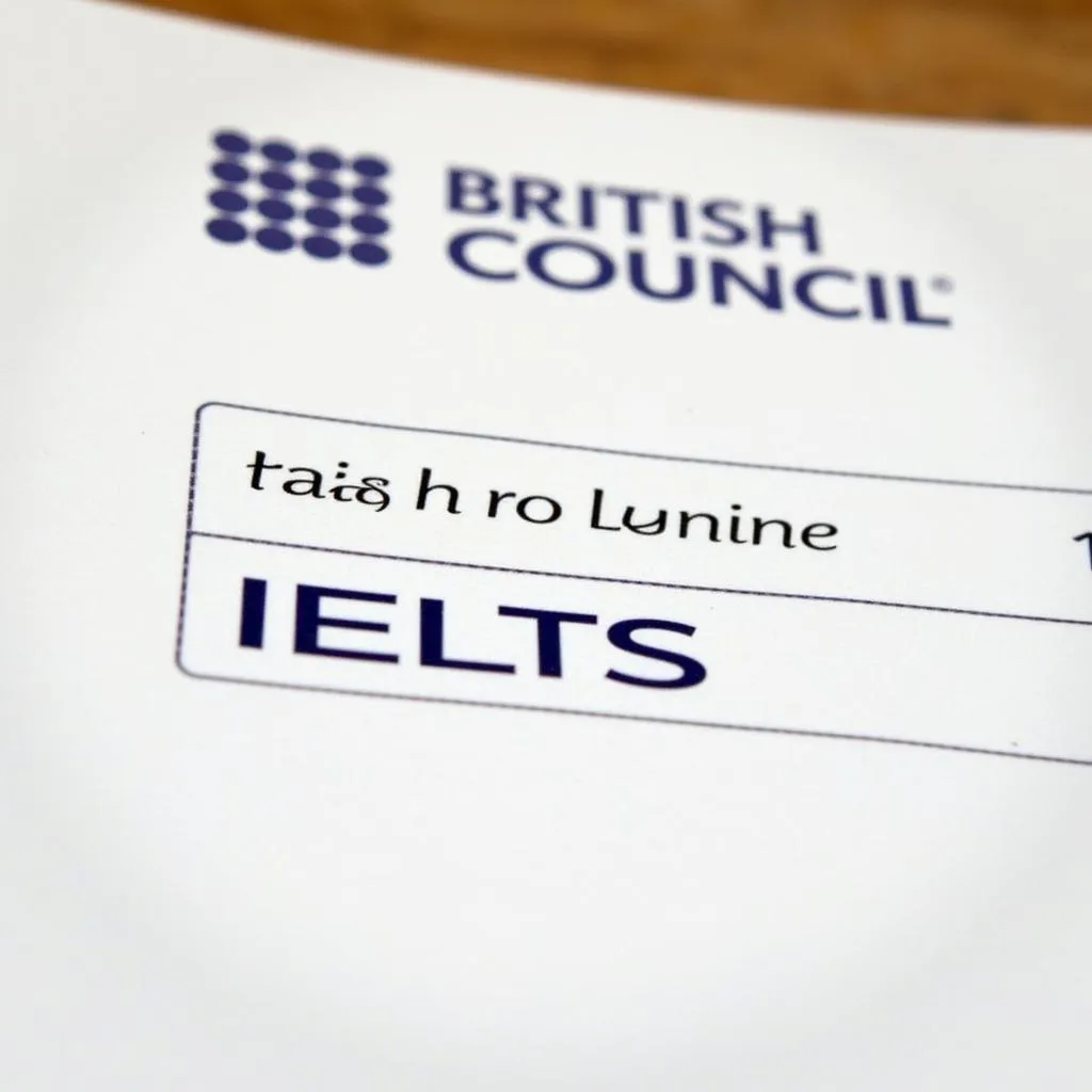 Kết quả thi IELTS British Council