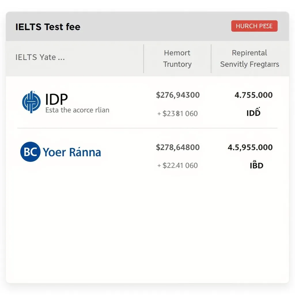 Lệ phí thi IELTS IDP và BC