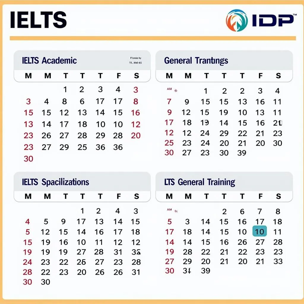 Lịch thi IELTS tháng 7 IDP