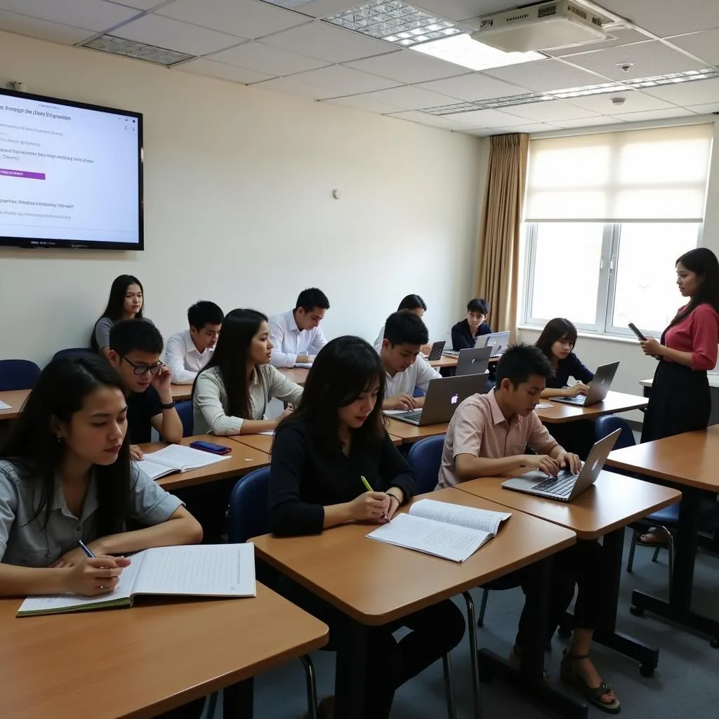 Lớp luyện thi IELTS tại Trung tâm Luyện thi IELTS Hà Nội