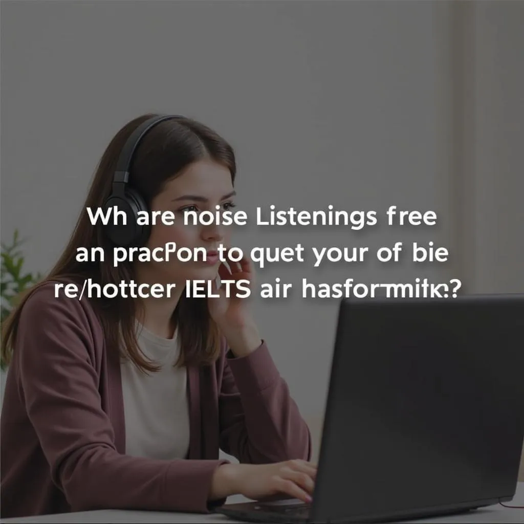 Lưu ý luyện đề Listening IELTS online