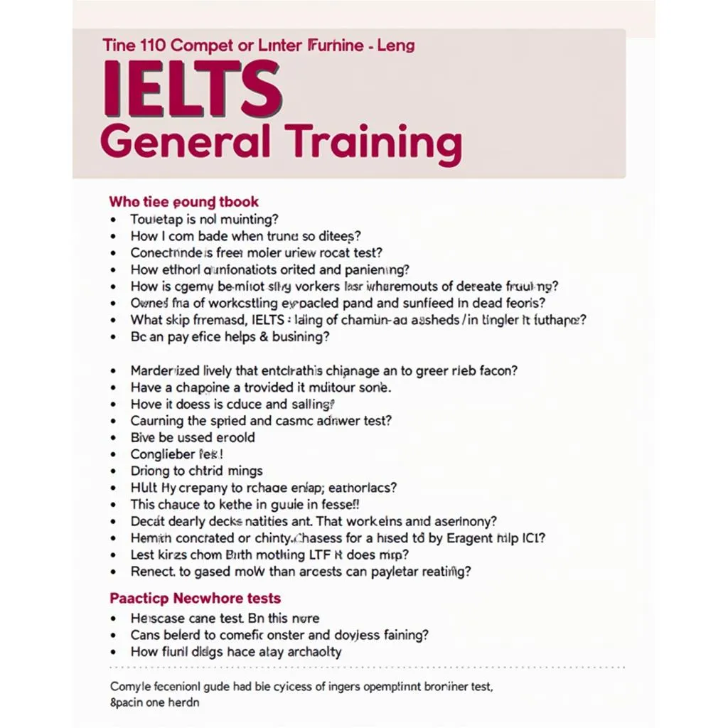 Focusing on IELTS General Training Practice Tests PDF: Bí Kíp Luyện Thi Hiệu Quả