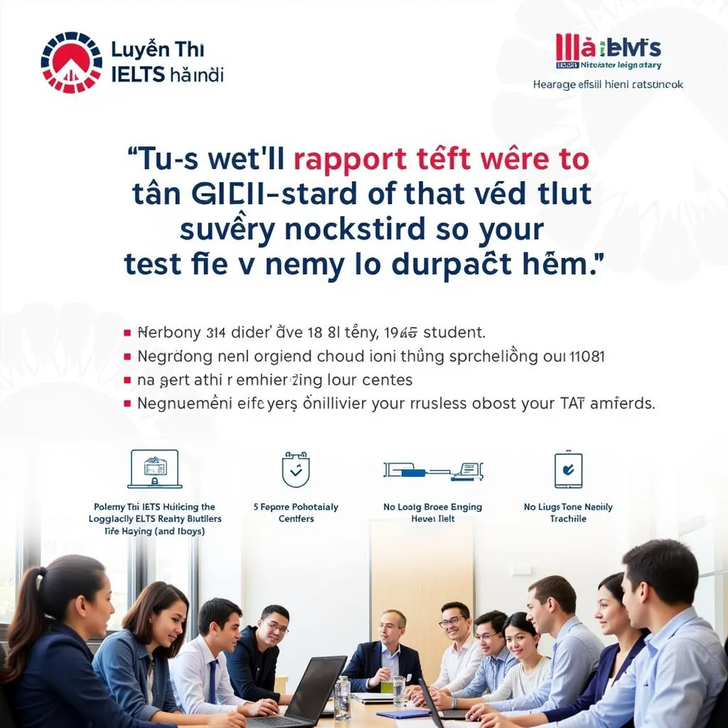 Luyện thi IELTS Hà Nội hỗ trợ miễn thi tiếng Anh