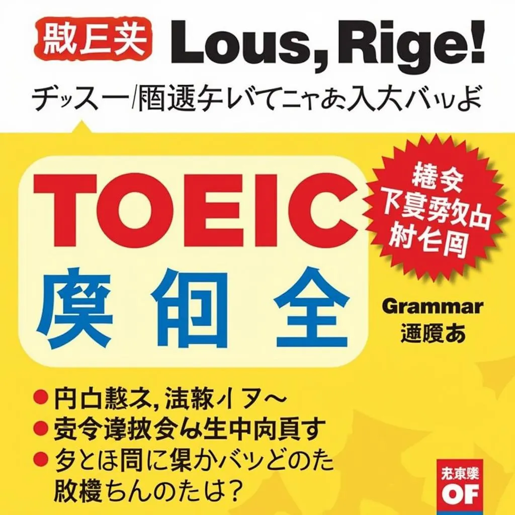 Sách về ngữ pháp tiếng Anh cho TOEIC