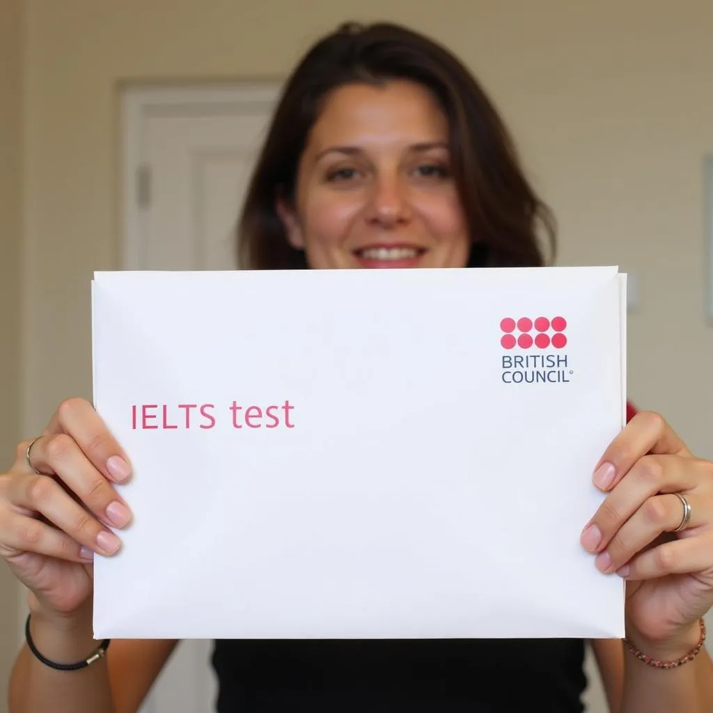 Nhận kết quả thi IELTS qua thư