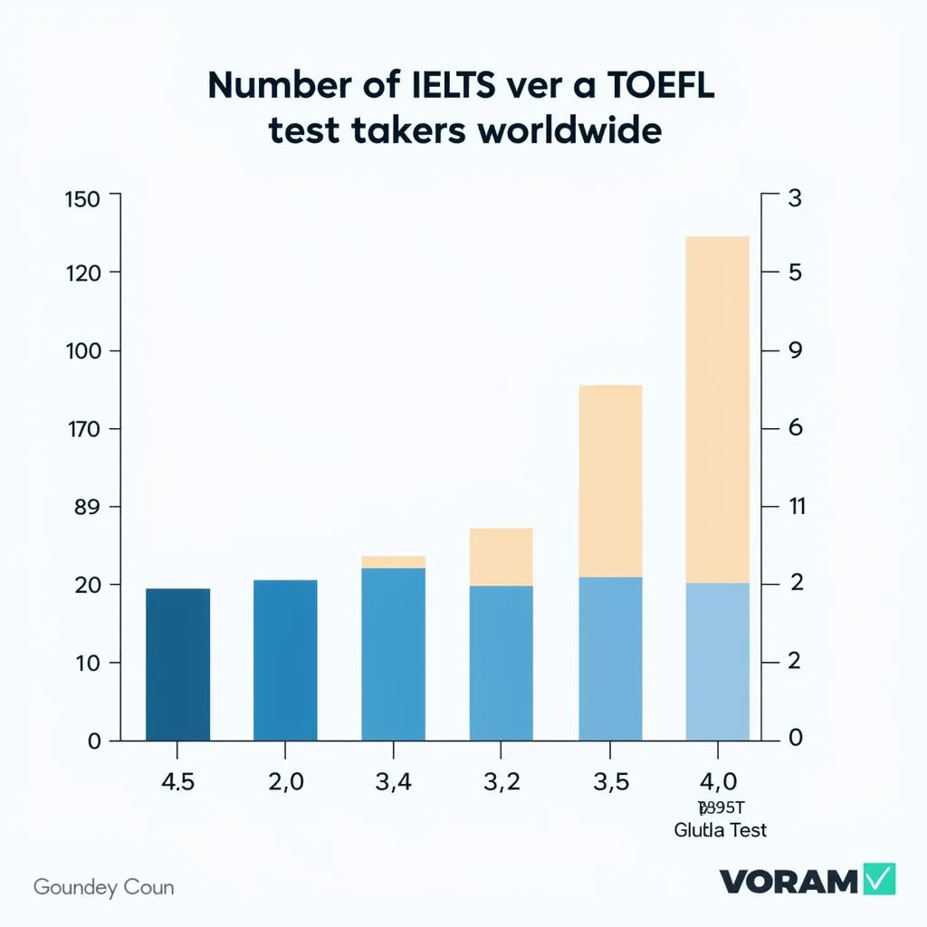 Số Lượng Người Thi IELTS So Với TOEFL: Ai Nắm Trọn Ưu Thế?