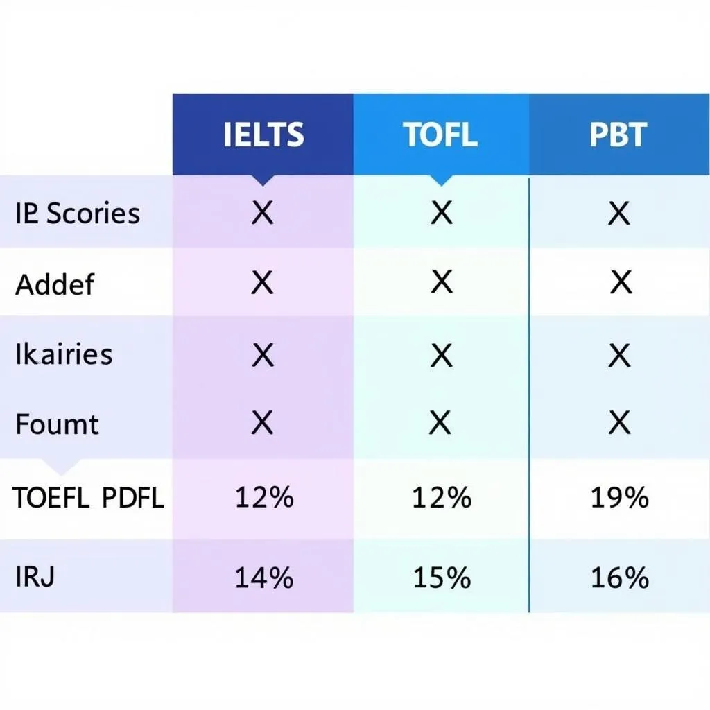 Bảng so sánh điểm IELTS và TOEFL PBT