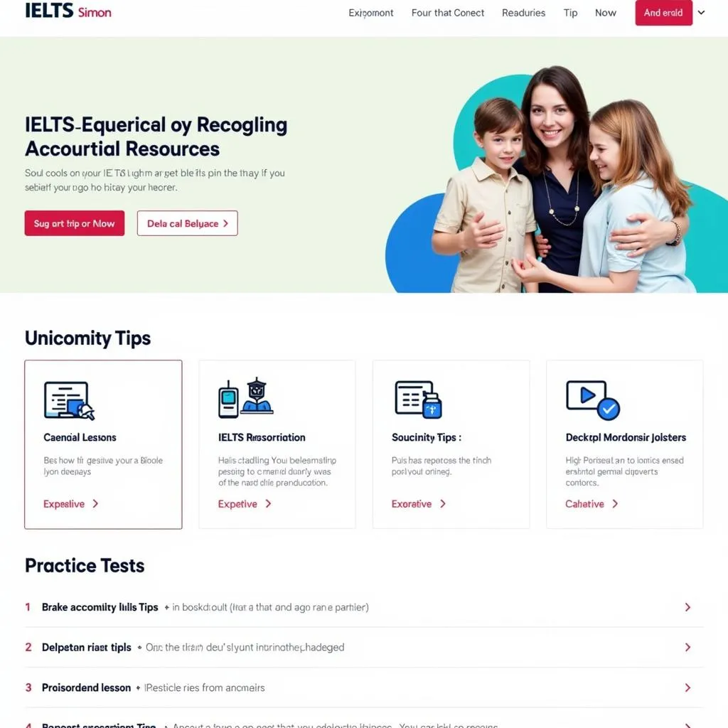 Website IELTS Simon