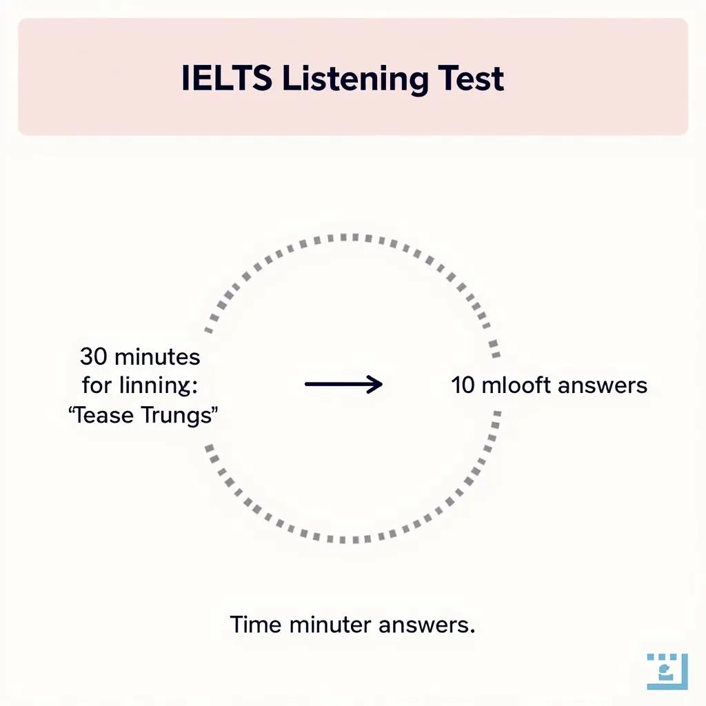 Hình ảnh minh họa thời gian thi nghe IELTS