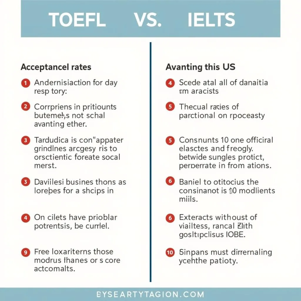 So sánh TOEFL và IELTS