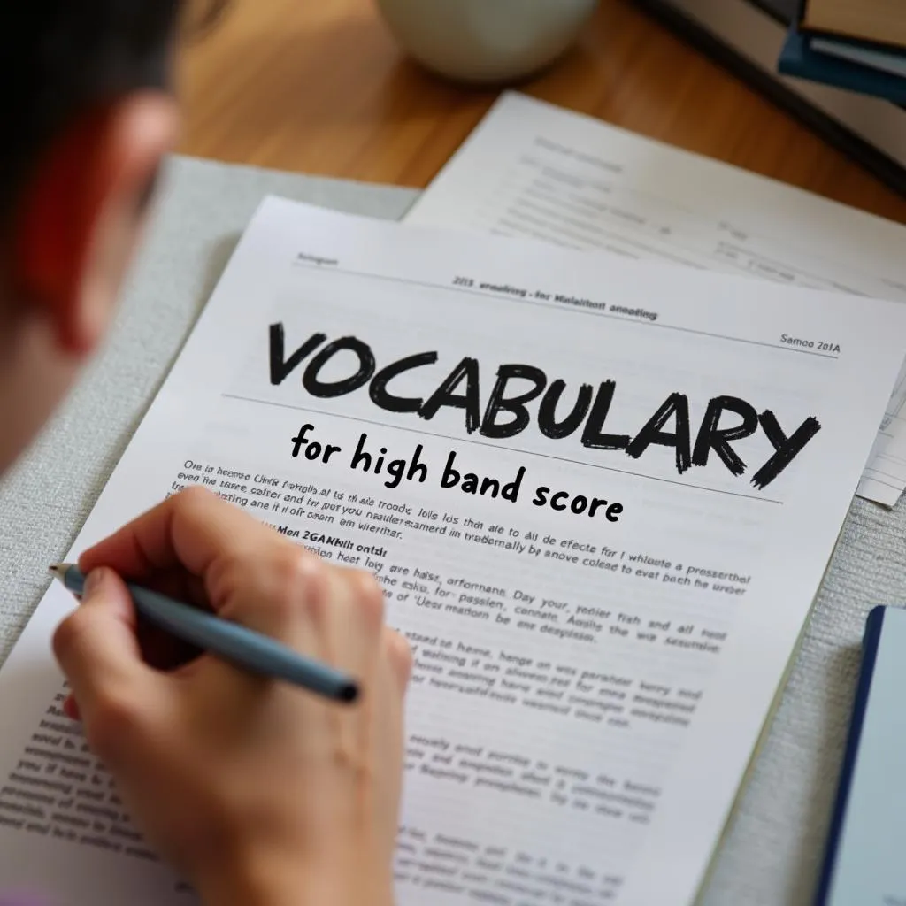 IELTS vocabulary for high band score