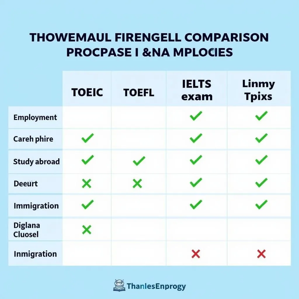 Ưu nhược điểm của bài thi TOEIC, TOEFL, IELTS