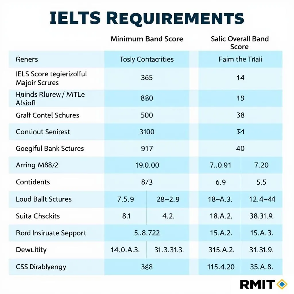 Yêu cầu IELTS của RMIT